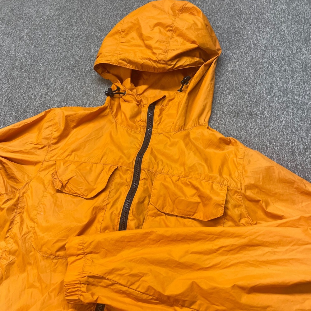 Chrome Industries De Haro Windbreaker Jacket Orange Mens Small Bike Commuter